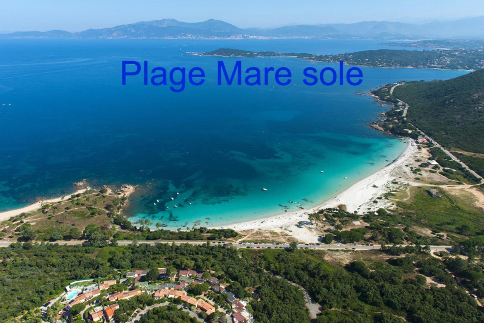 Vue Mer Panoramique Plage 50M Porticcio Corse Dış mekan fotoğraf